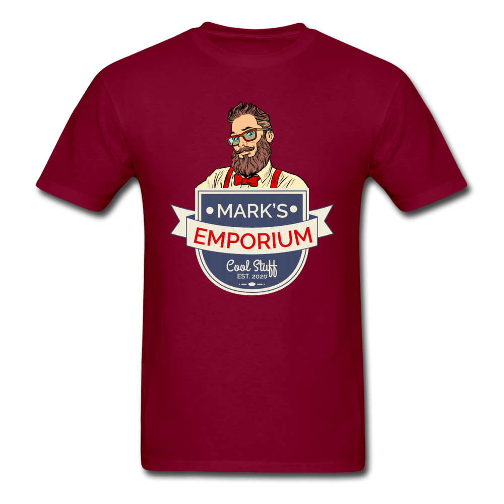 SPOD - Mark's Emporium Logo - Unisex Classic T-Shirt - v2 - burgundy