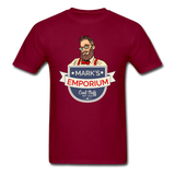 SPOD - Mark's Emporium Logo - Unisex Classic T-Shirt - v2 - burgundy