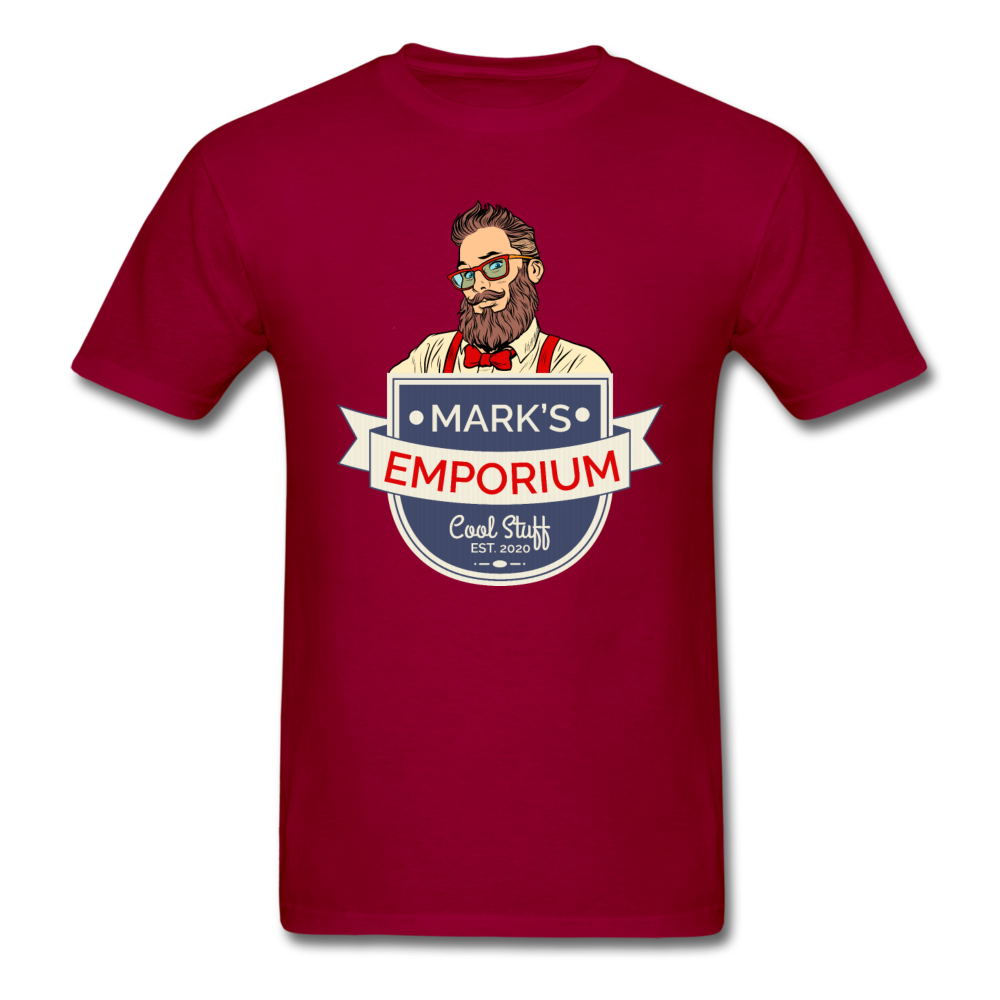 SPOD - Mark's Emporium Logo - Unisex Classic T-Shirt - v2 - dark red