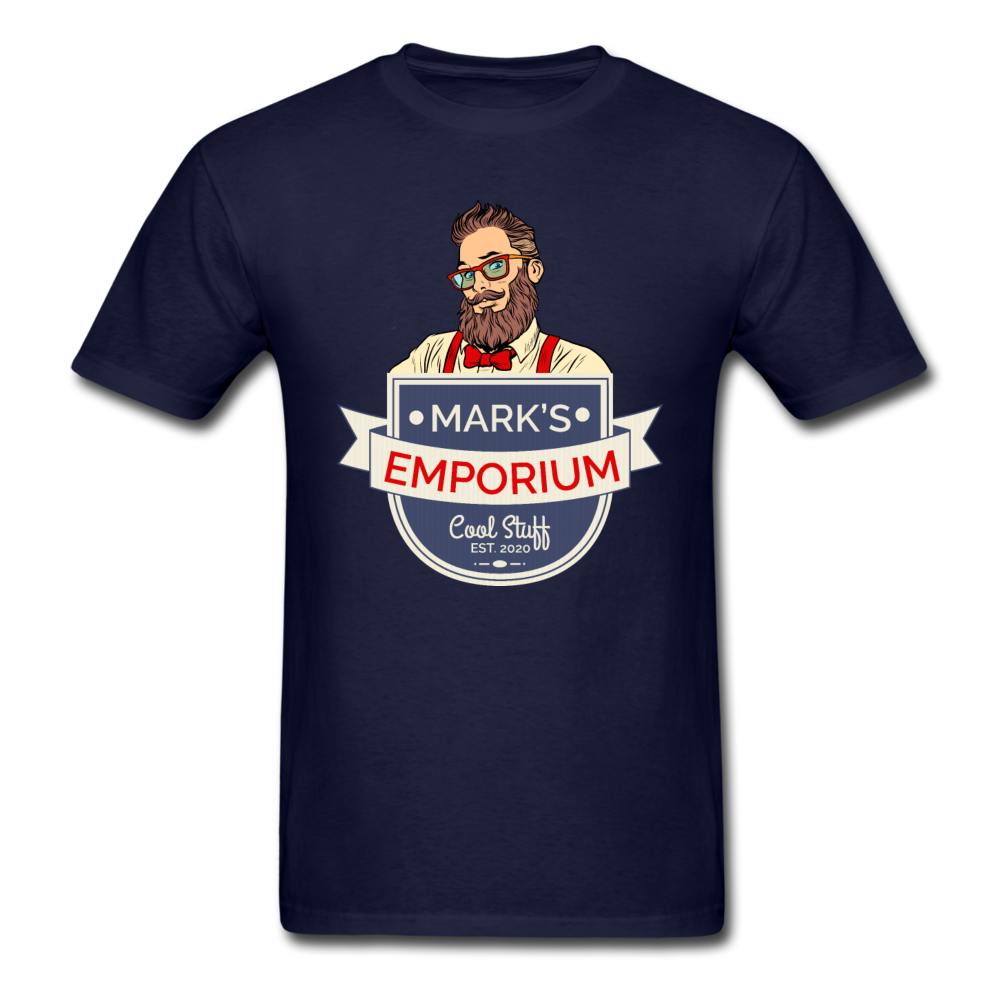 SPOD - Mark's Emporium Logo - Unisex Classic T-Shirt - v2 - navy