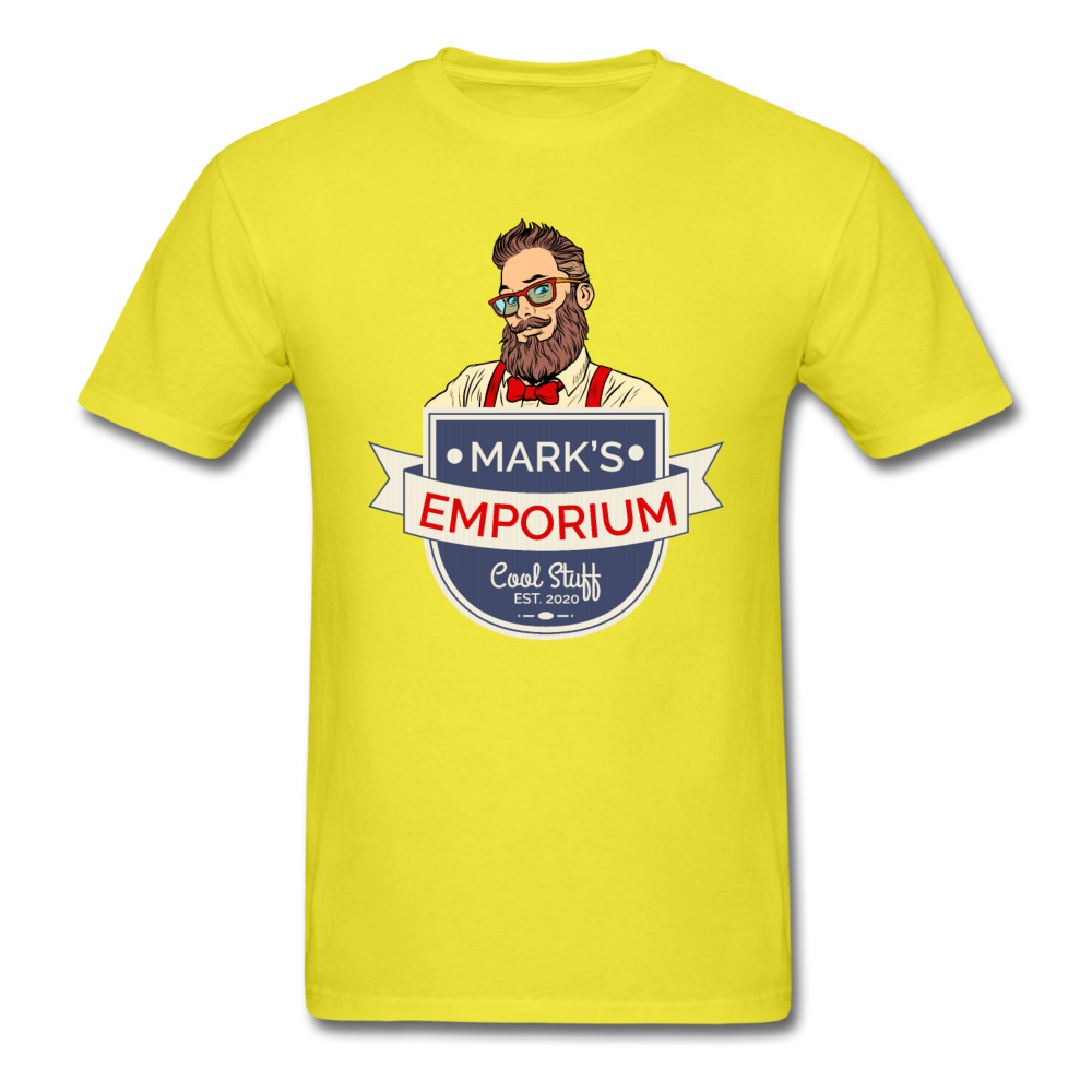 SPOD - Mark's Emporium Logo - Unisex Classic T-Shirt - v2 - yellow