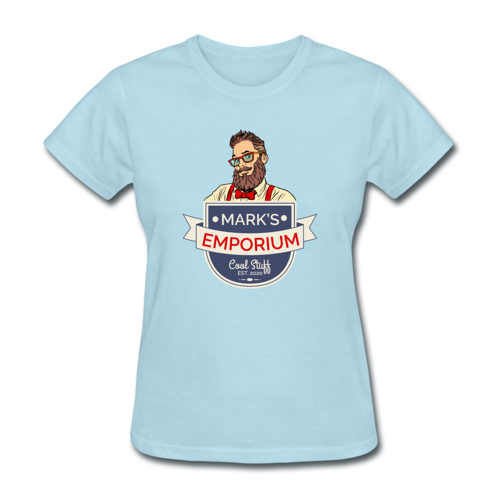 SPOD - Mark's Emporium Logo - Women's T-Shirt - powder blue