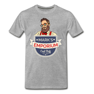 SPOD - Mark's Emporium Logo - Men's Premium T-Shirt - v1 - heather gray
