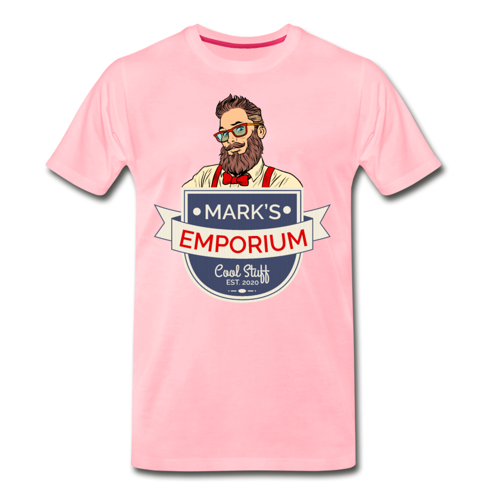 SPOD - Mark's Emporium Logo - Men's Premium T-Shirt - v1 - pink