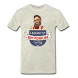 SPOD - Mark's Emporium Logo - Men's Premium T-Shirt - v1 - heather oatmeal