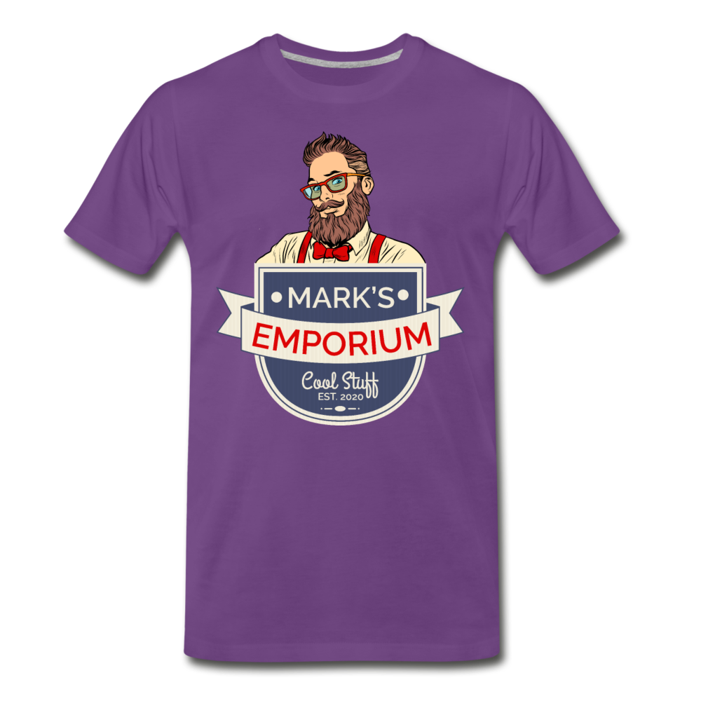 SPOD - Mark's Emporium Logo - Men's Premium T-Shirt - v1 - purple