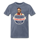 SPOD - Mark's Emporium Logo - Men's Premium T-Shirt - v1 - heather blue