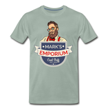 SPOD - Mark's Emporium Logo - Men's Premium T-Shirt - v1 - steel green