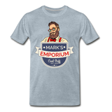 SPOD - Mark's Emporium Logo - Men's Premium T-Shirt - v1 - heather ice blue