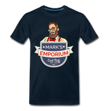 SPOD - Mark's Emporium Logo - Men's Premium T-Shirt - v1 - deep navy