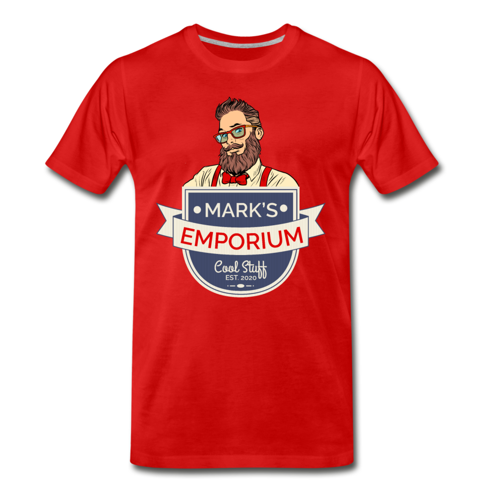 SPOD - Mark's Emporium Logo - Men's Premium T-Shirt - v2 - red