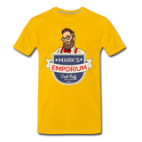SPOD - Mark's Emporium Logo - Men's Premium T-Shirt - v2 - sun yellow