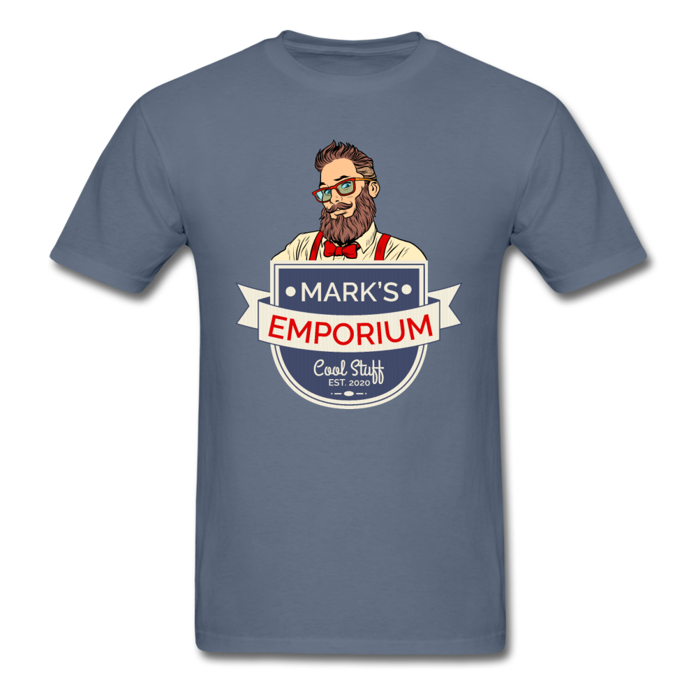 SPOD - Mark's Emporium Logo - Unisex Classic T-Shirt - v1 - denim