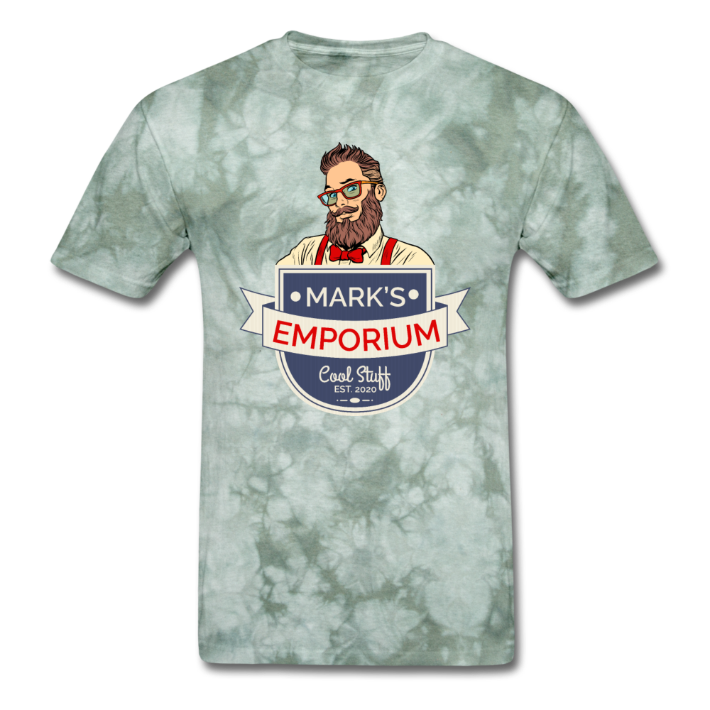 SPOD - Mark's Emporium Logo - Unisex Classic T-Shirt - v1 - military green tie dye