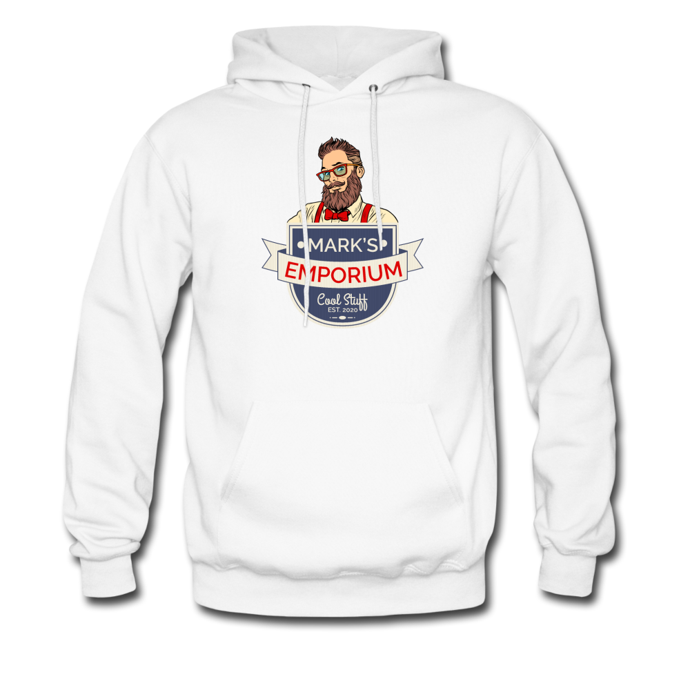 SPOD - Mark's Emporium Logo - Men's Hoodie - white