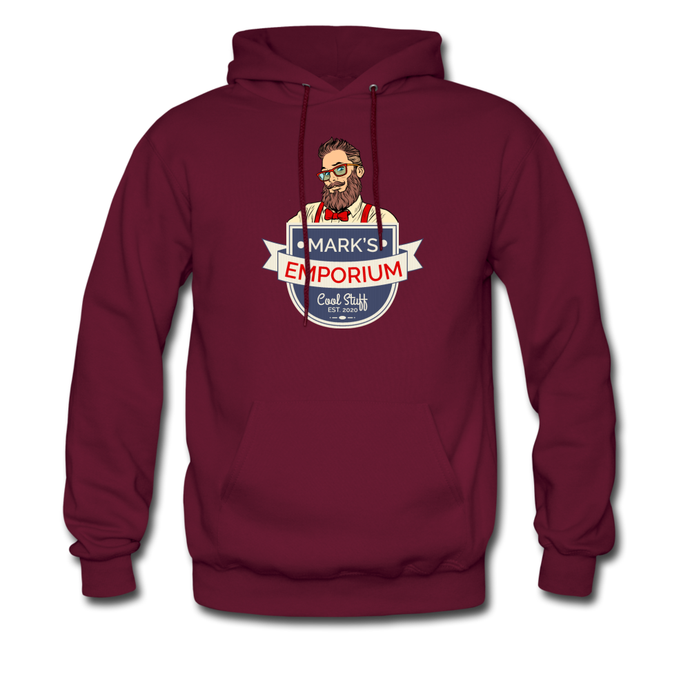 SPOD - Mark's Emporium Logo - Men's Hoodie - burgundy