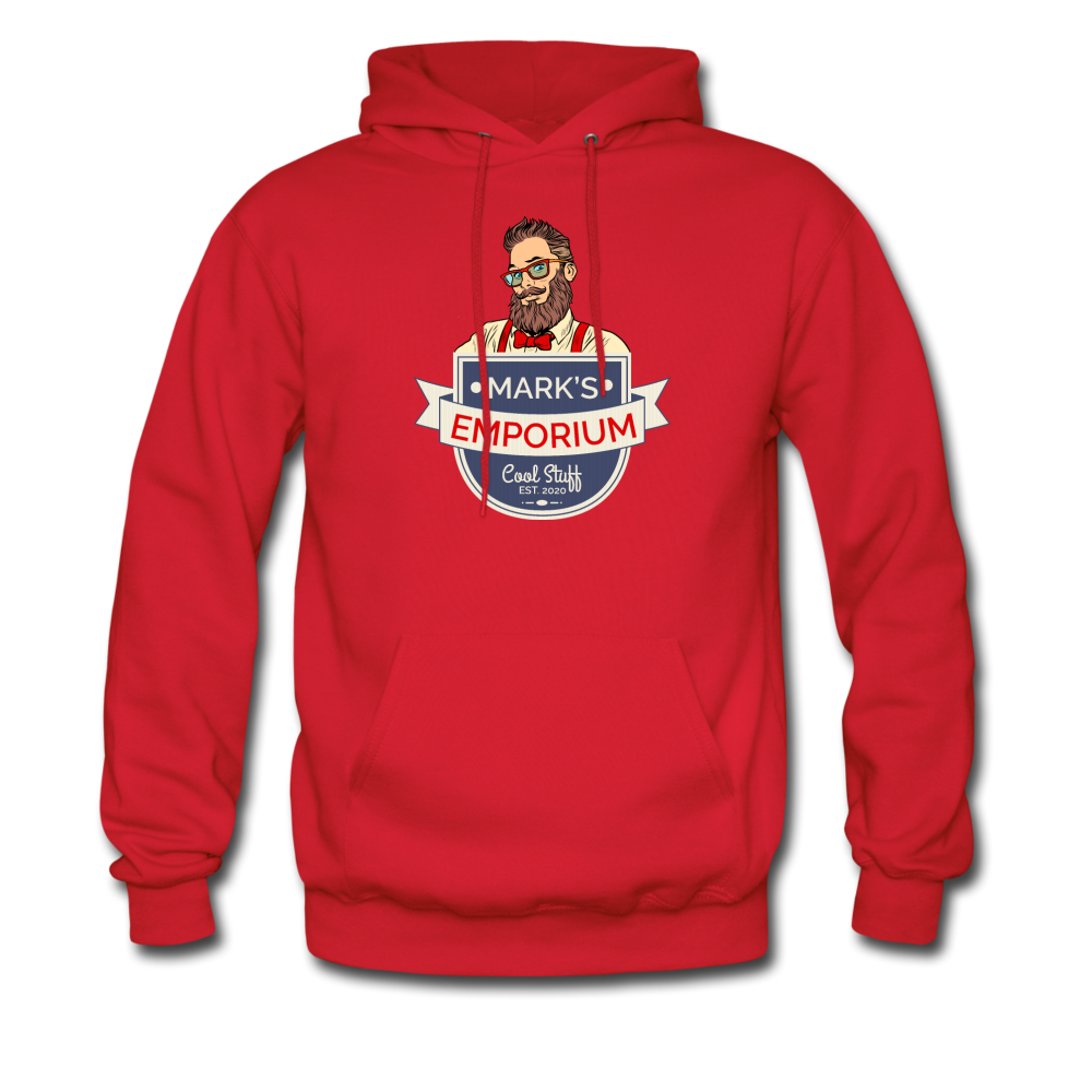 SPOD - Mark's Emporium Logo - Men's Hoodie - red