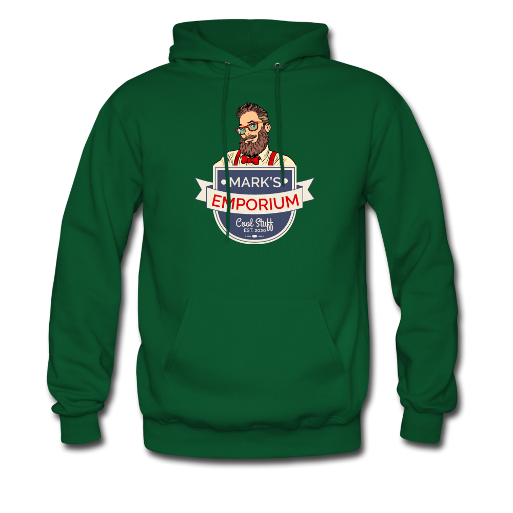 SPOD - Mark's Emporium Logo - Men's Hoodie - forest green