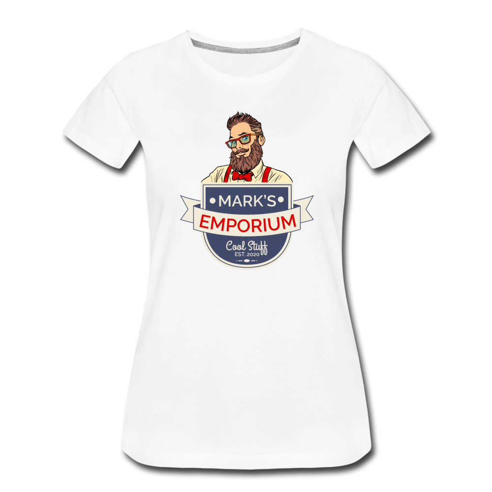 SPOD - Mark's Emporium Logo - Women’s Premium T-Shirt - v2 - white