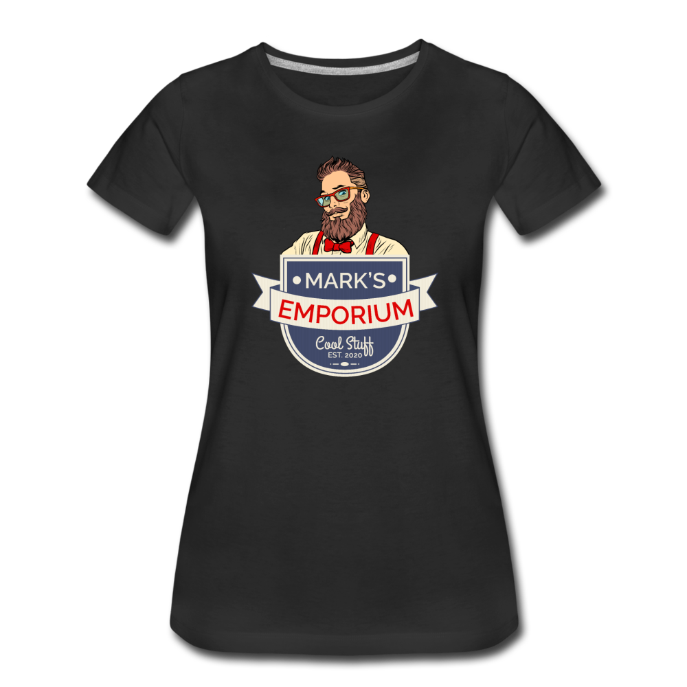 SPOD - Mark's Emporium Logo - Women’s Premium T-Shirt - v2 - black