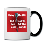 Cool Bands - Contrast Coffee Mug - white/black
