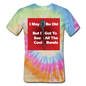 Cool Bands - Unisex Tie Dye T-Shirt - rainbow