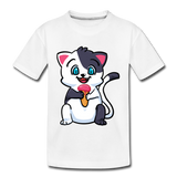 Cat - Ice Cream - Kids' Premium T-Shirt - white