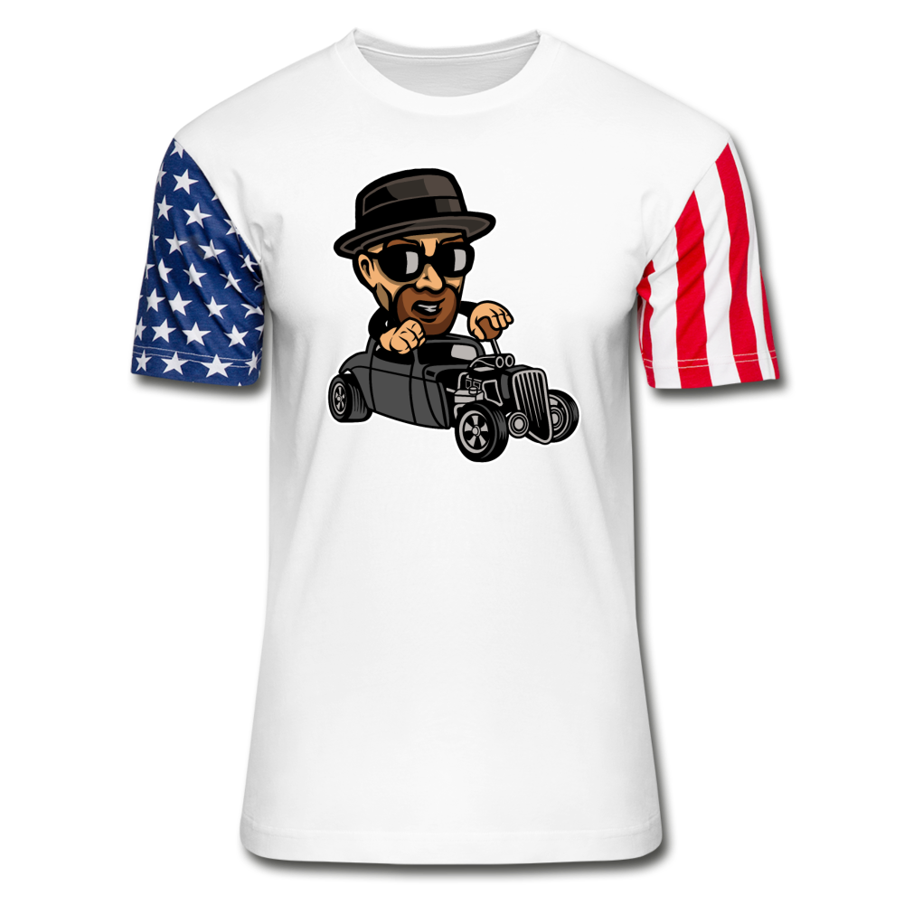 Heisenberg - Hot Rod - Stars & Stripes T-Shirt - white