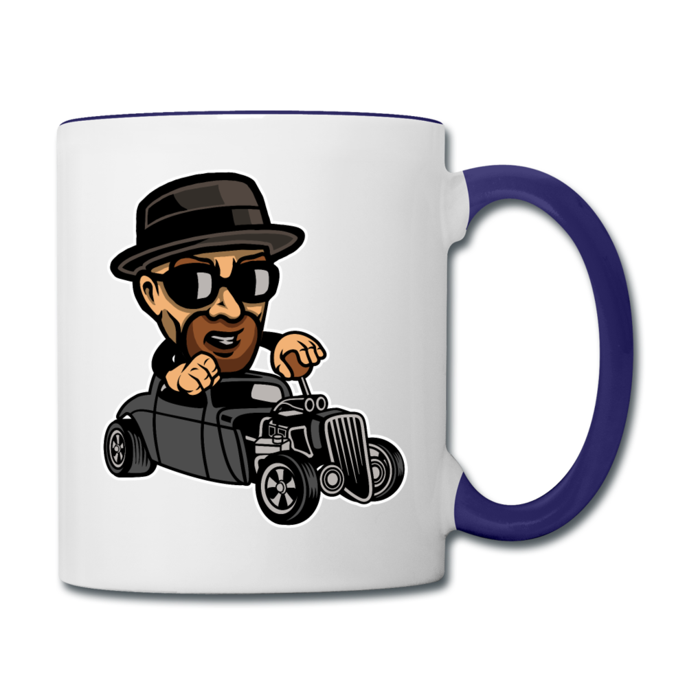 Heisenberg - Hot Rod - Contrast Coffee Mug - white/cobalt blue