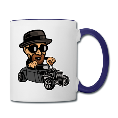 Heisenberg - Hot Rod - Contrast Coffee Mug - white/cobalt blue