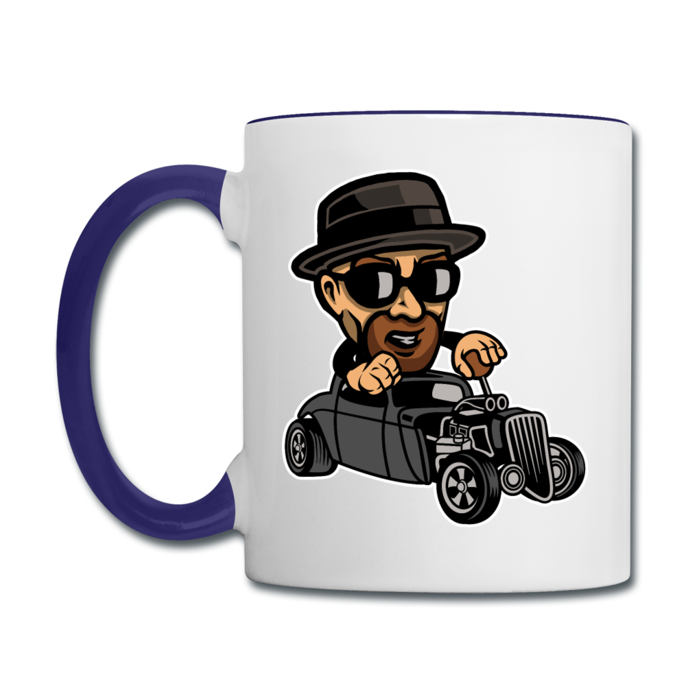 Heisenberg - Hot Rod - Contrast Coffee Mug - white/cobalt blue