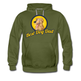 Best Dog Dad - Men’s Premium Hoodie - olive green