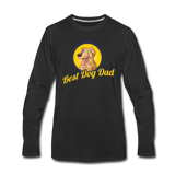 Best Dog Dad - Men's Premium Long Sleeve T-Shirt - black