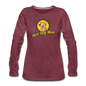 Best Dog Mom - Women's Premium Long Sleeve T-Shirt - heather burgundy