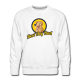 Best Dog Dad - Men’s Premium Sweatshirt - white