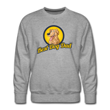 Best Dog Dad - Men’s Premium Sweatshirt - heather gray
