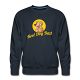 Best Dog Dad - Men’s Premium Sweatshirt - navy