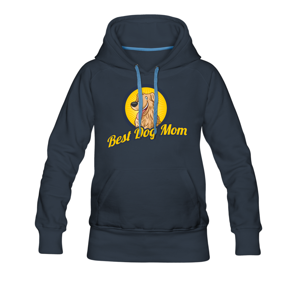 Best Dog Mom - Women’s Premium Hoodie - navy