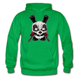 Angry Panda - Gildan Heavy Blend Adult Hoodie - kelly green