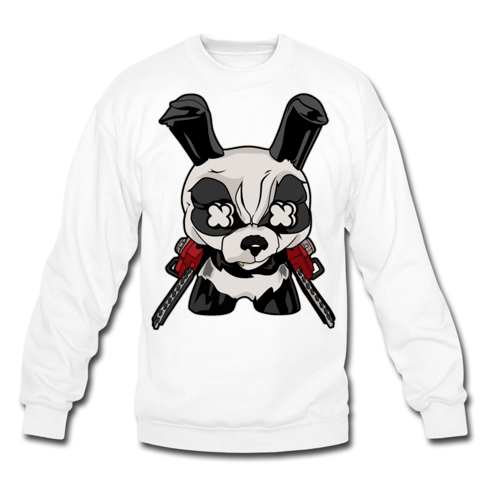 Angry Panda - Crewneck Sweatshirt - white