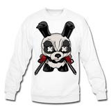 Angry Panda - Crewneck Sweatshirt - white