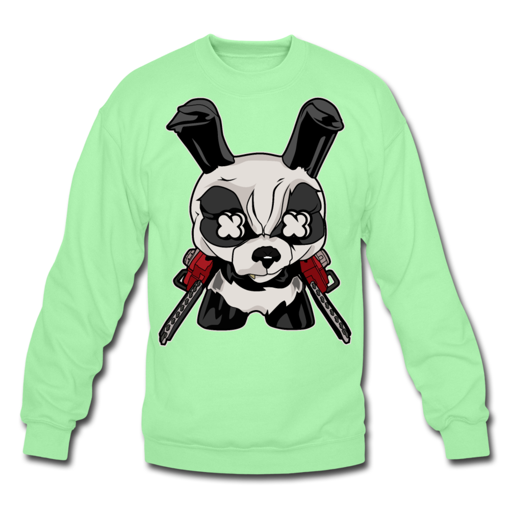 Angry Panda - Crewneck Sweatshirt - lime