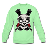 Angry Panda - Crewneck Sweatshirt - lime