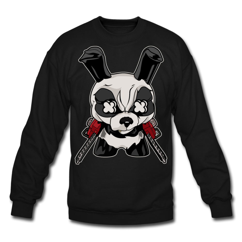 Angry Panda - Crewneck Sweatshirt - black