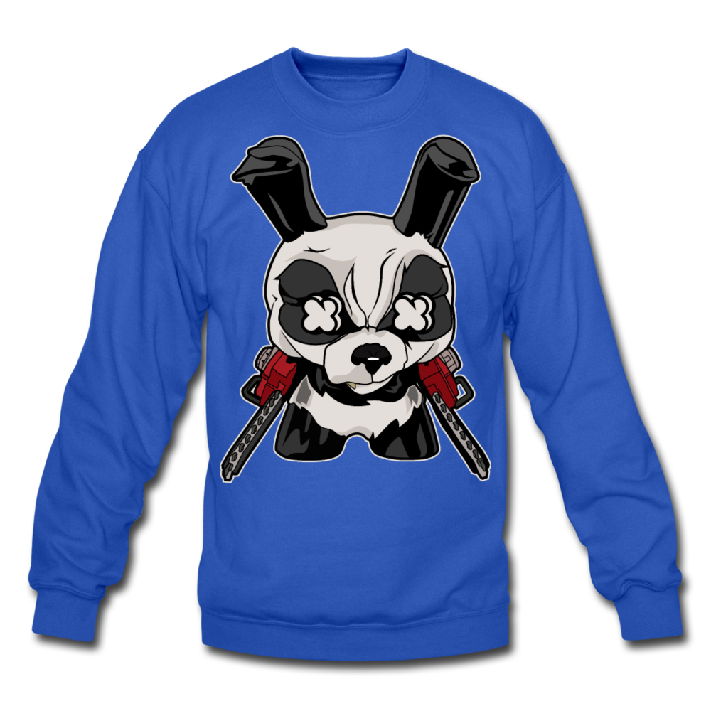 Angry Panda - Crewneck Sweatshirt - royal blue