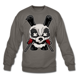 Angry Panda - Crewneck Sweatshirt - asphalt gray