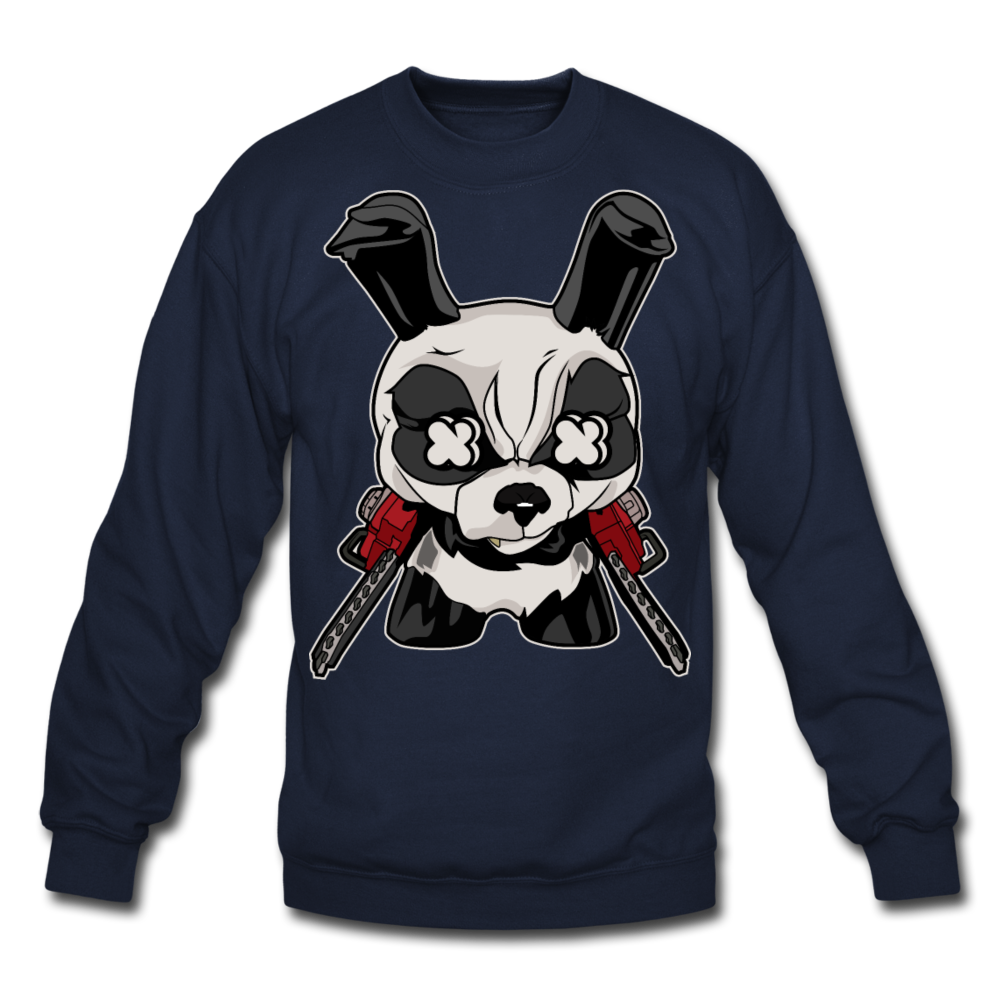 Angry Panda - Crewneck Sweatshirt - navy