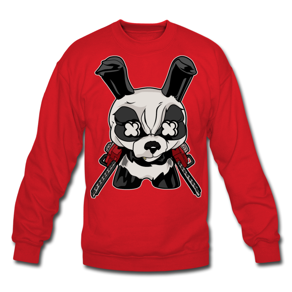 Angry Panda - Crewneck Sweatshirt - red