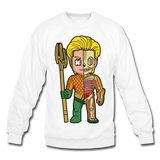 Aquaman Half Skeleton - Crewneck Sweatshirt - white