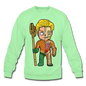 Aquaman Half Skeleton - Crewneck Sweatshirt - lime